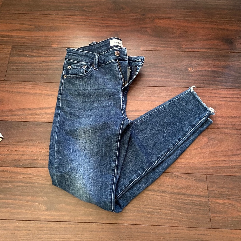 PISTOLA Dark Wash Jeans Cotton Blend  Soft Stretchy Size 26